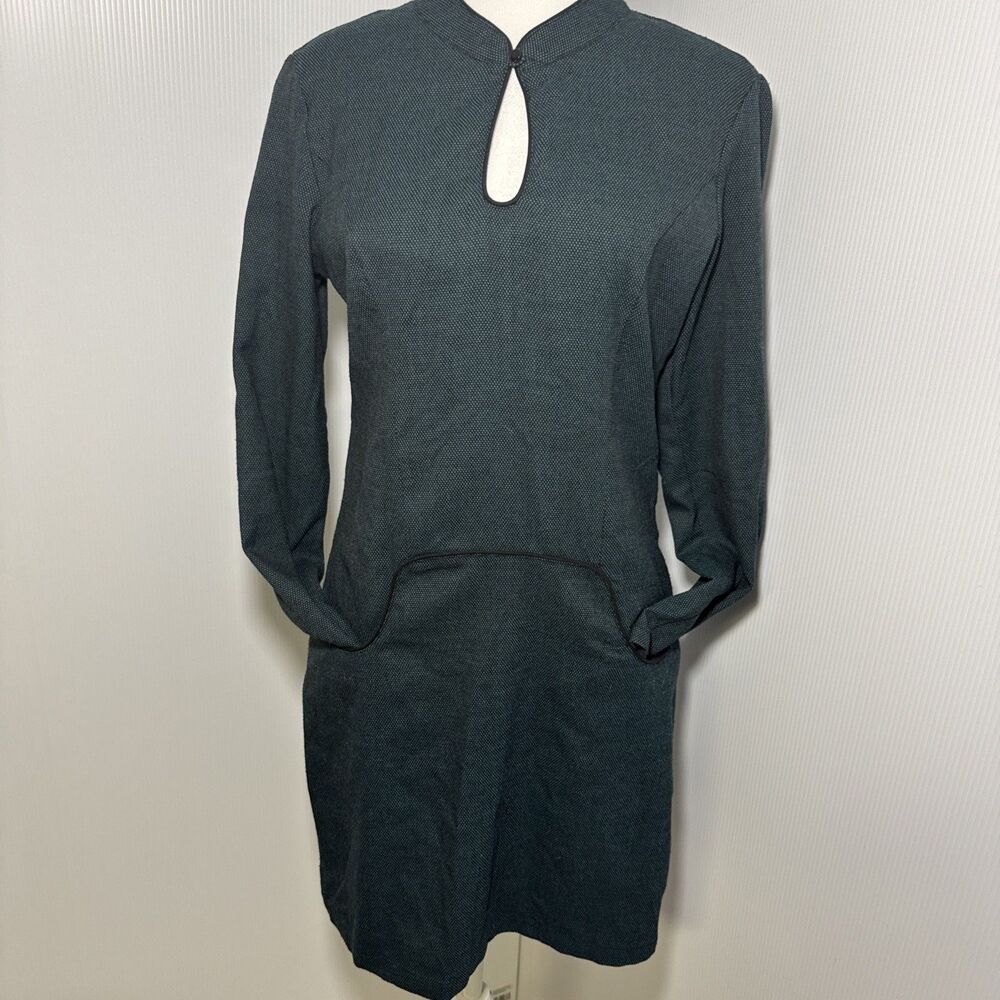 Skunkfunk Gebara Eco Dress Size 3 Green Pocket Tunic Mod Style Spain Sustainable